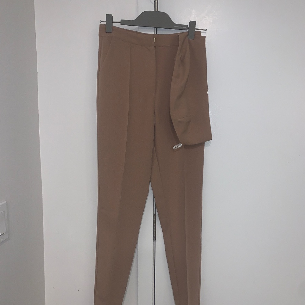 Super down two piece in tan